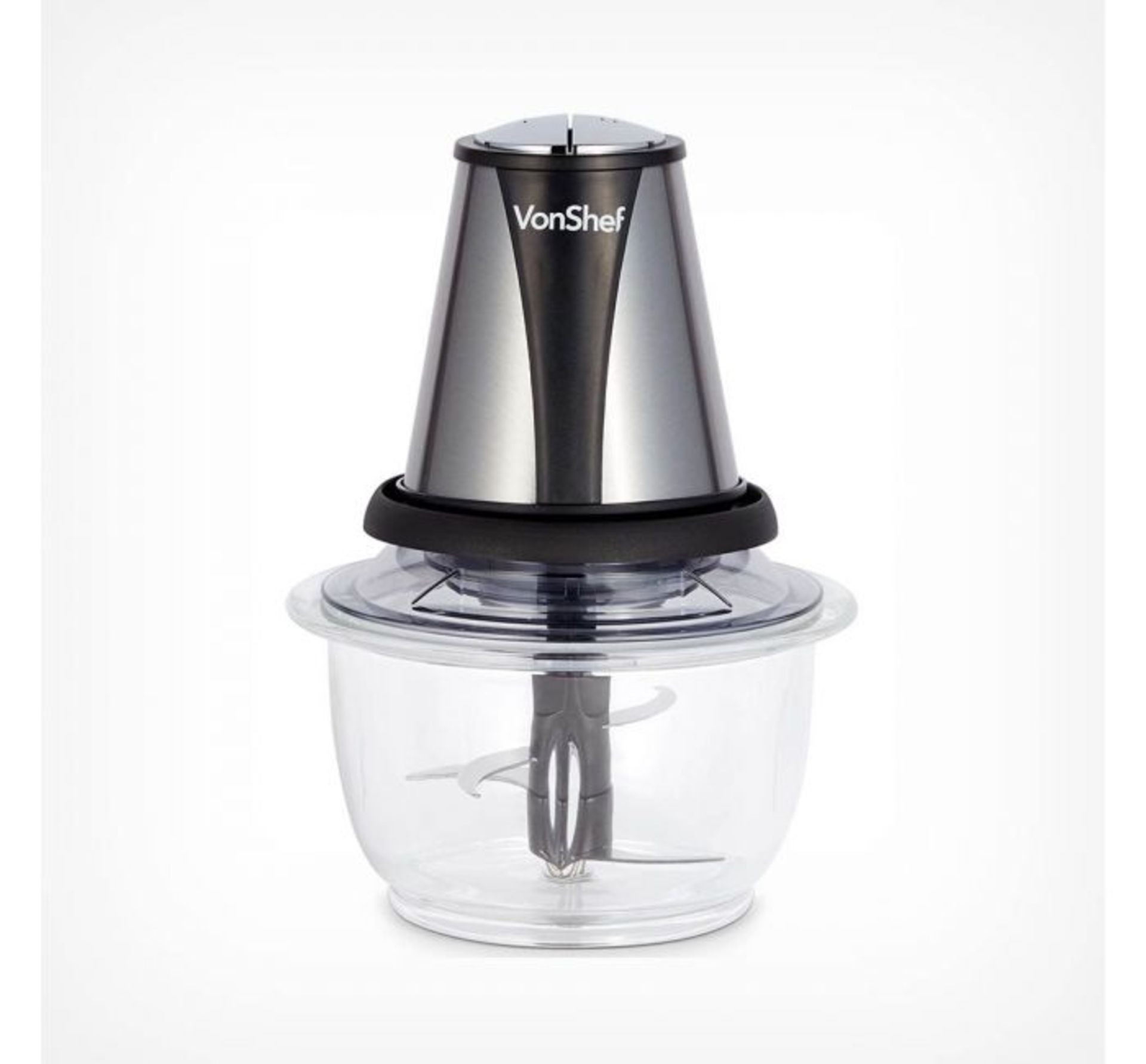 (OM70) Mini Food Chopper 400W 2 speed settings allow you to mix, blend, mince, chop and purée... - Image 2 of 3