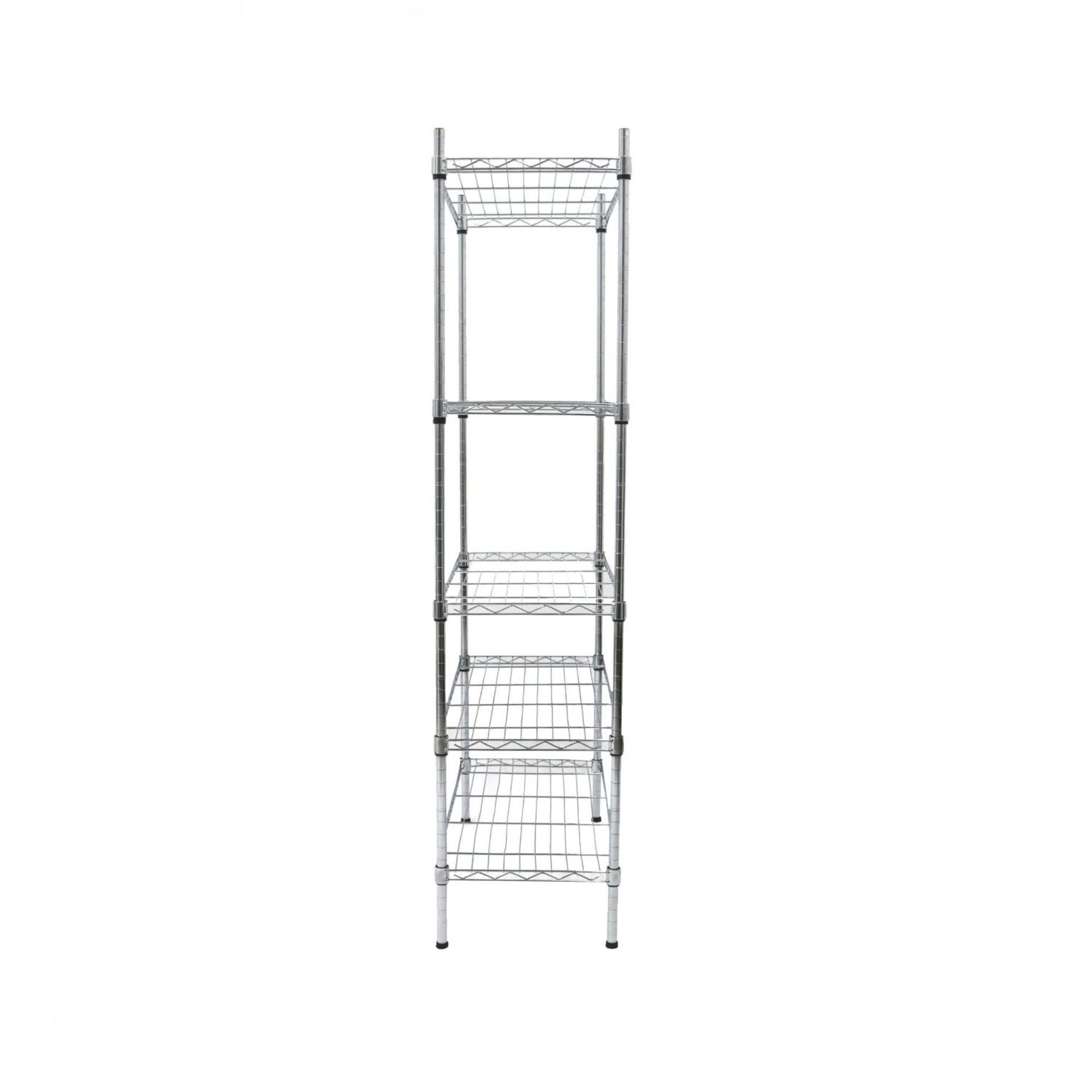 (SP515) 5 Tier Heavy Duty Steel Wire Rack Shelf Storage Shelving Unit The 5 tier shelving is... - Image 2 of 2