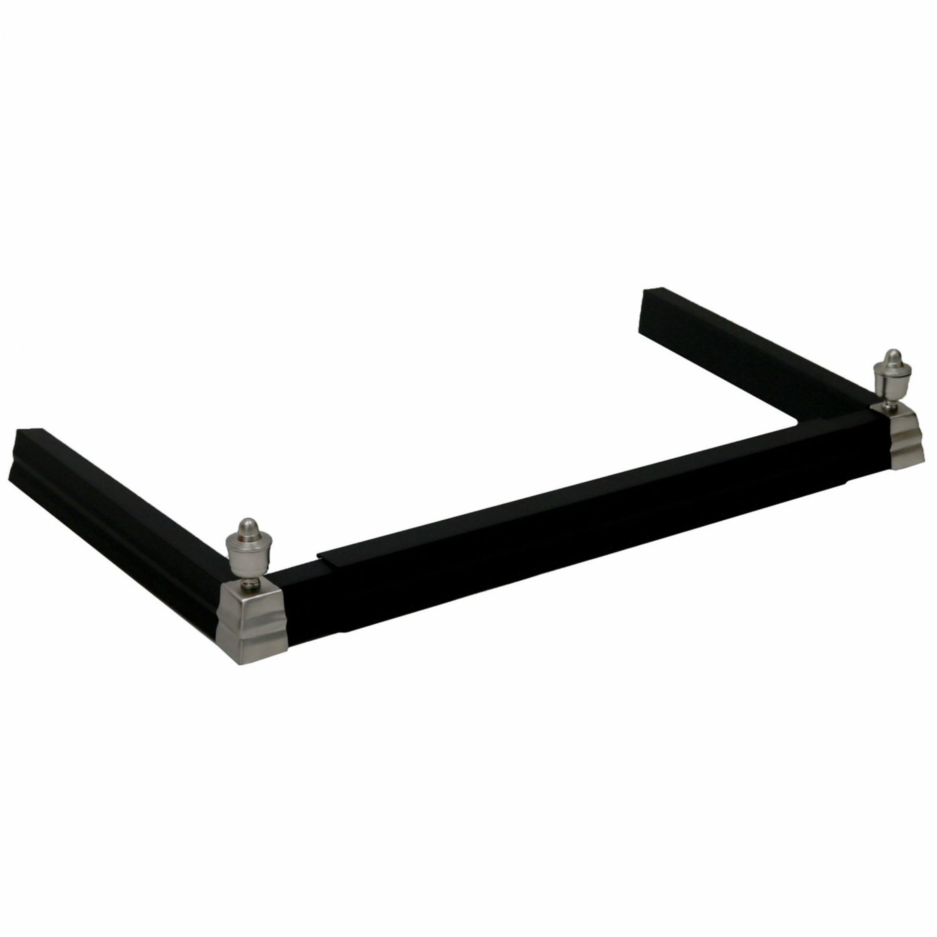 (TD100) Adjustable Chrome Fire Fender Fireplace Guard Frame Surround The fire fender provide...