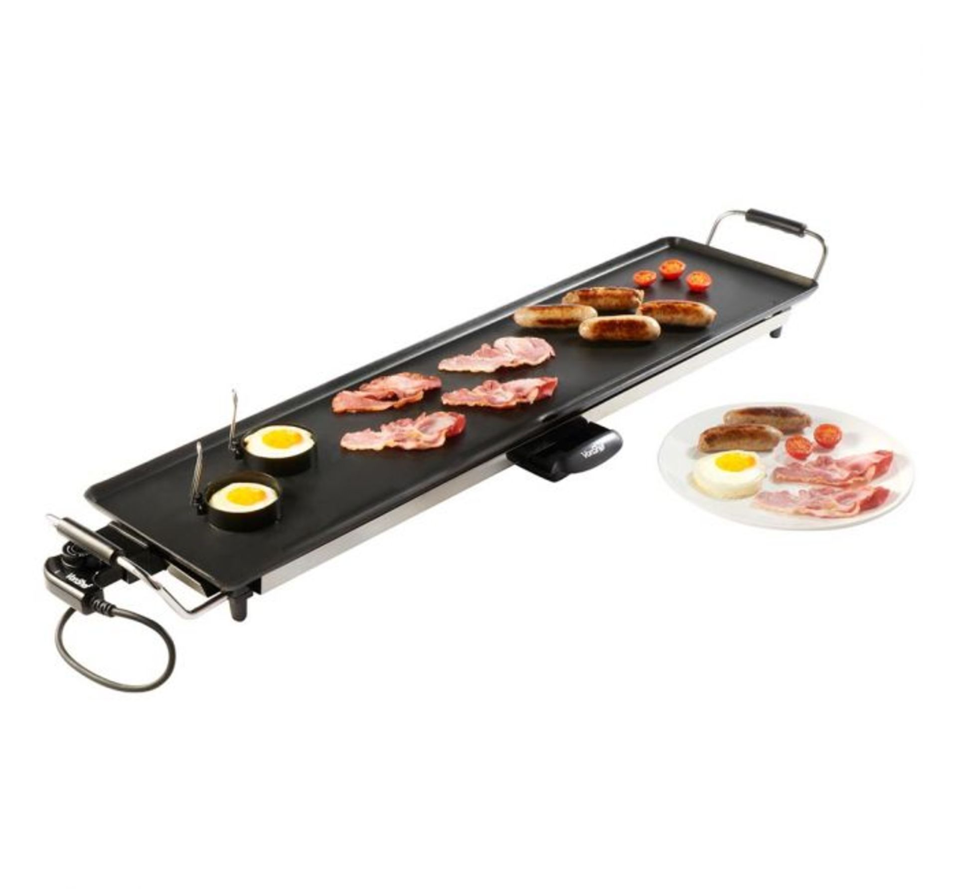 (OM94) XXL Teppanyaki Grill Incredibly Versatile for Meat, Vegetables, Fish and Fried Dishes ... - Image 3 of 3