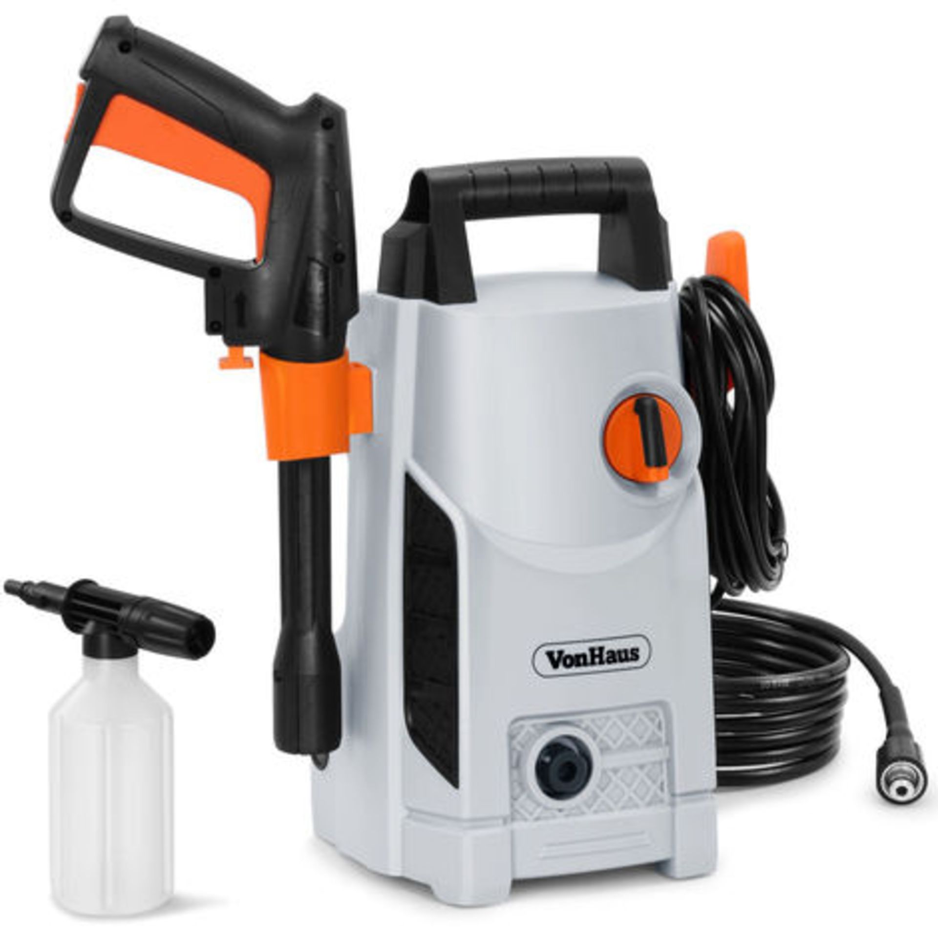 (OM91) 1600W Pressure Washer with Accessories - Outdoor Home/Patio & Car Cleaner - 90bar workin... - Image 2 of 3