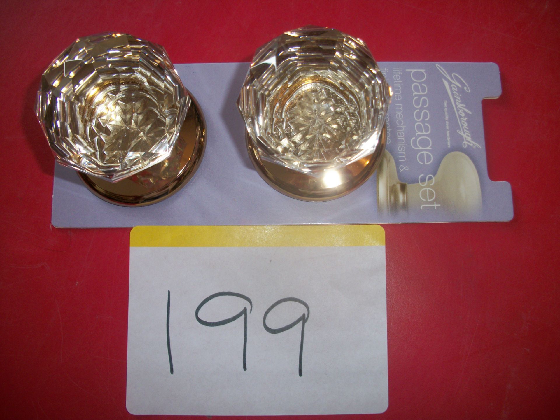 Gainsborough Crystal Knob Set Imported from Australia RRP £45 - Image 2 of 2