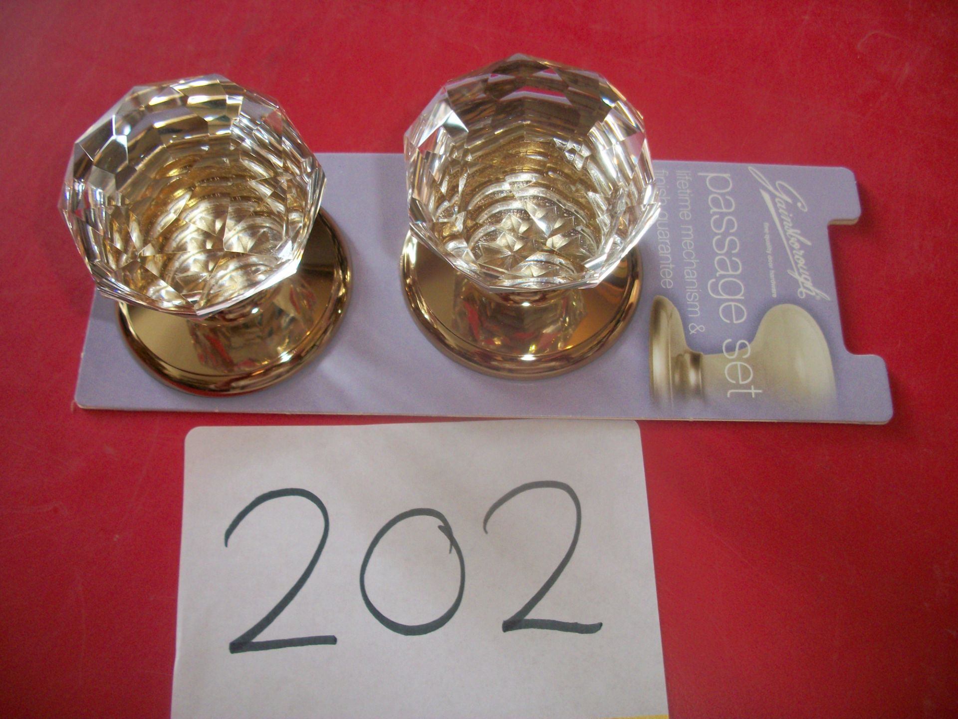 Gainsborough Crystal Knob Set Imported from Australia RRP £45