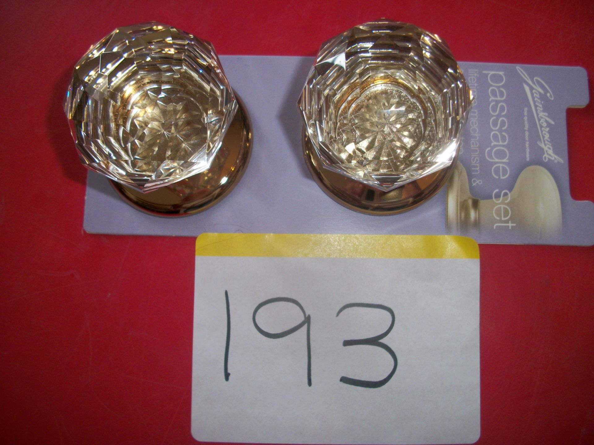 Gainsborough Crystal Knob Set Imported from Australia RRP £45 - Image 2 of 2