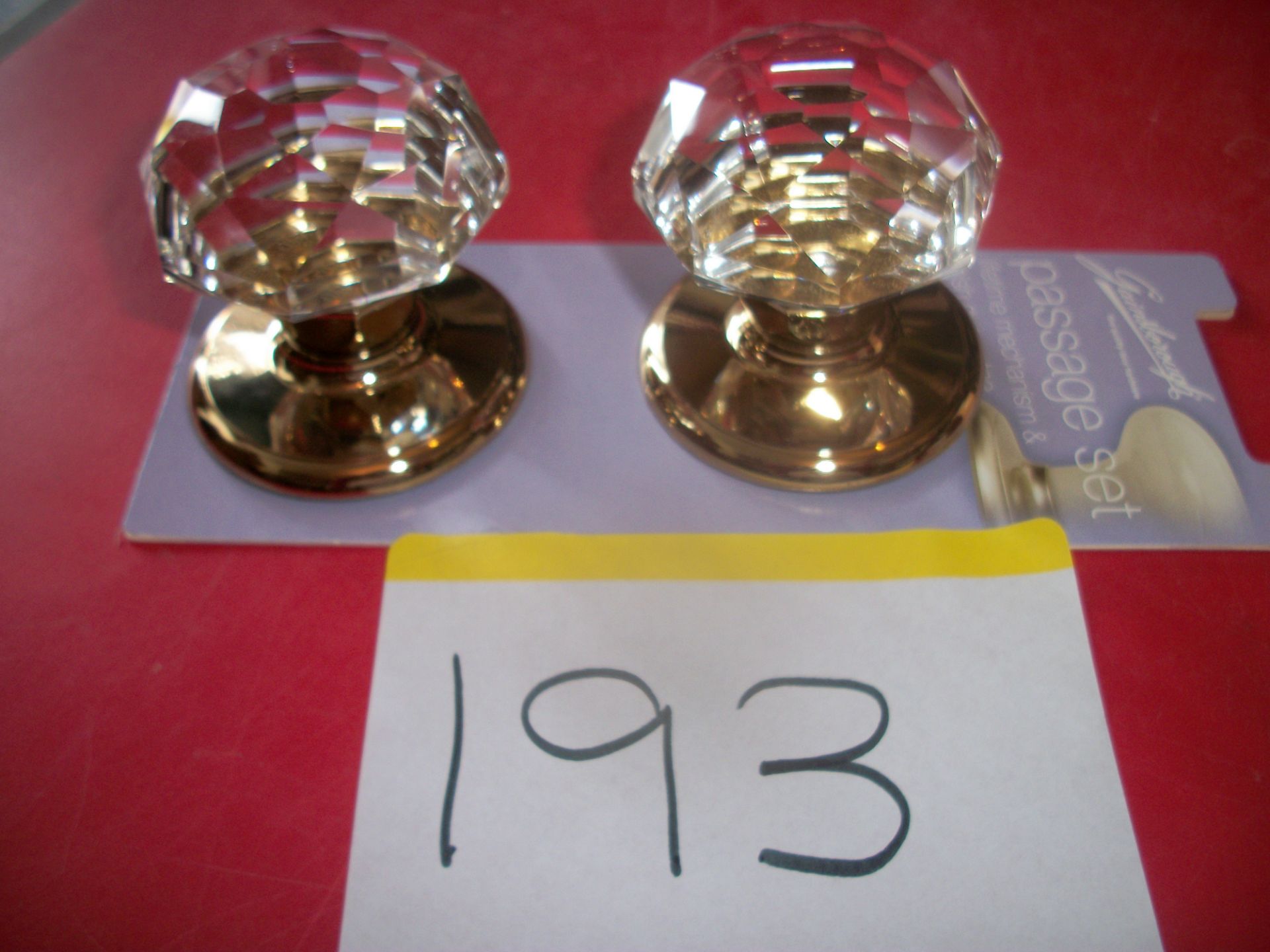 Gainsborough Crystal Knob Set Imported from Australia RRP £45