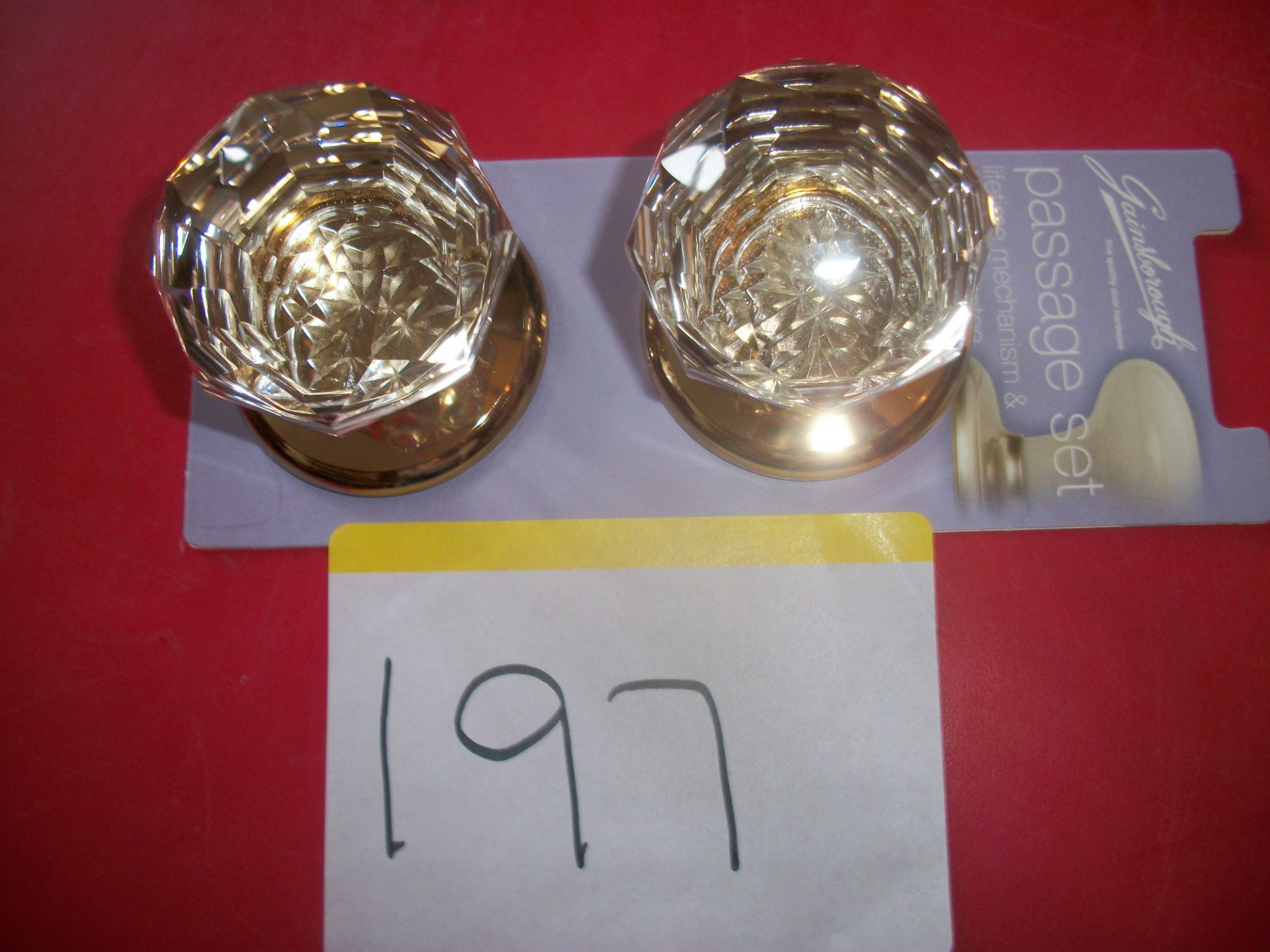 Gainsborough Crystal Knob Set Imported from Australia RRP £45 - Image 2 of 2