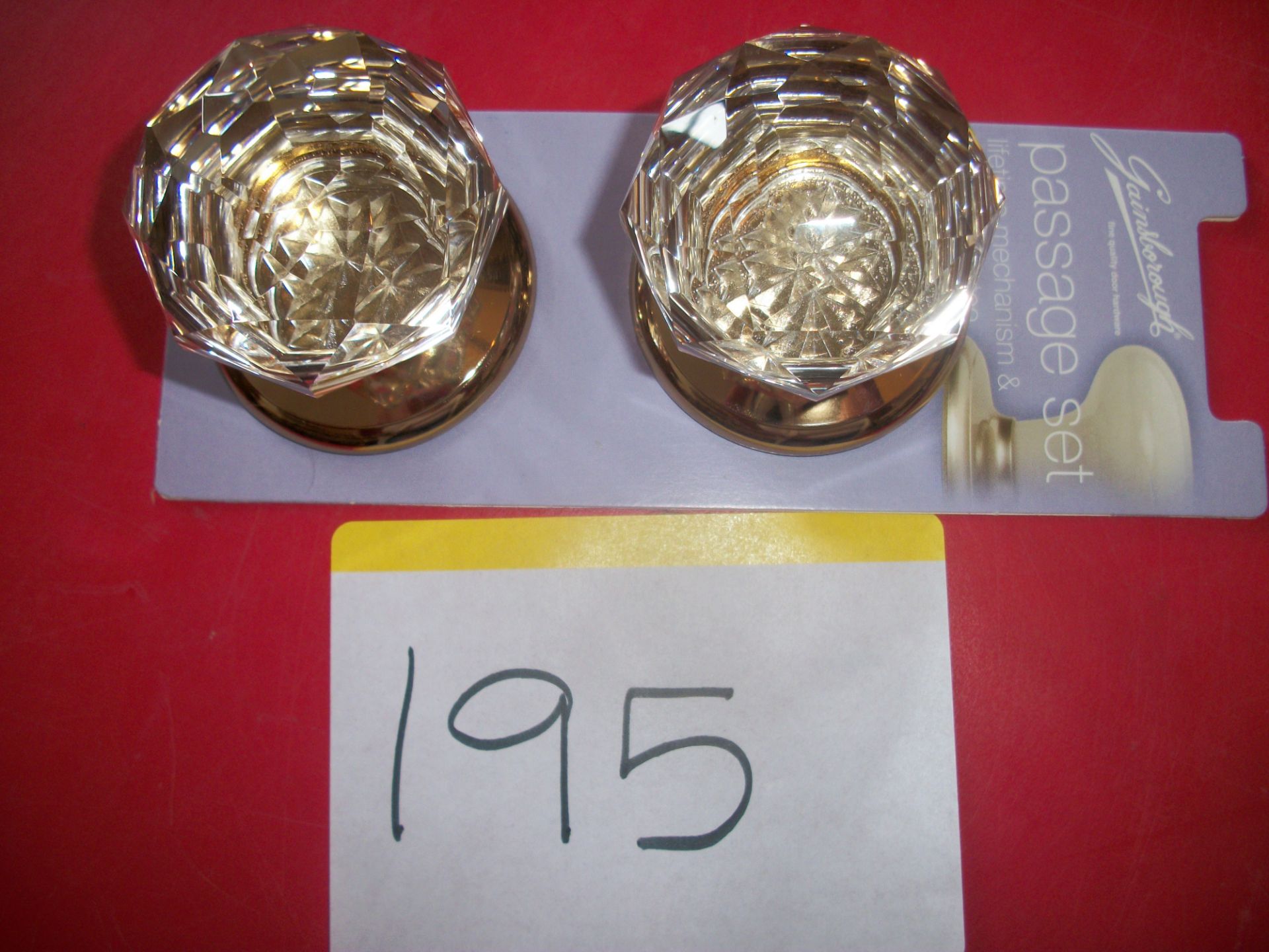 Gainsborough Crystal Knob Set Imported from Australia RRP £45 - Image 2 of 2