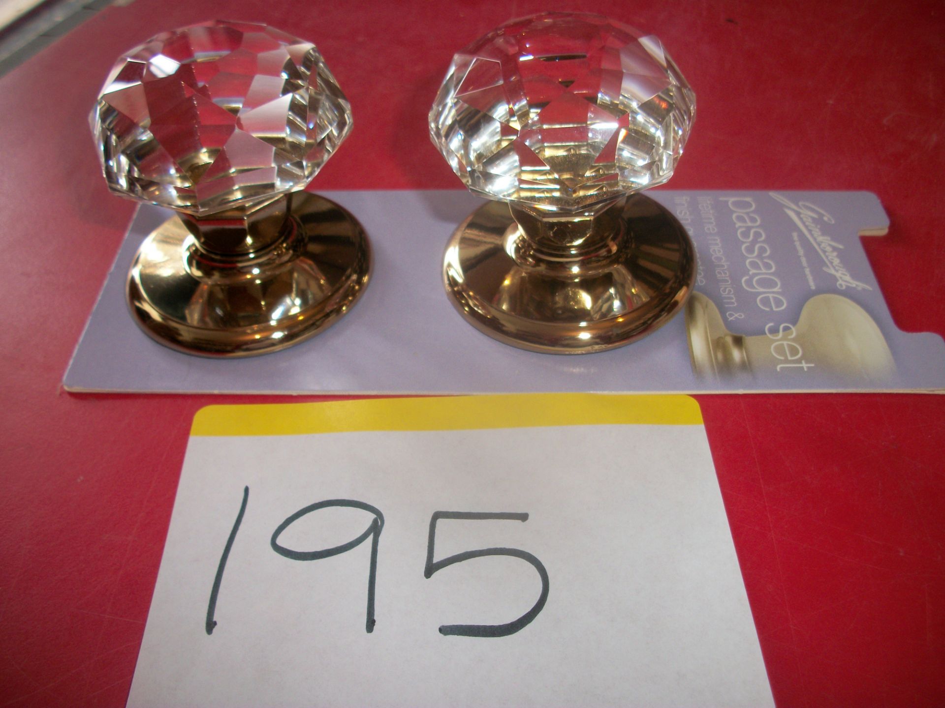 Gainsborough Crystal Knob Set Imported from Australia RRP £45