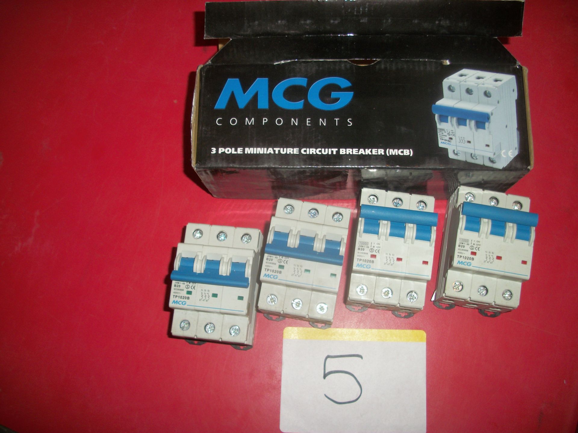 4 x 3 Pole Miniature Circuit Breaker