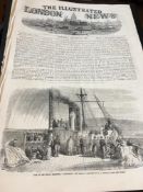 An original complete edition of The Illustrated London News 1855. No 8
