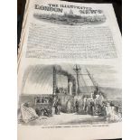 An original complete edition of The Illustrated London News 1855. No 8