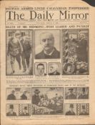 The Death of Mr Redman Irish Leader and Patriot Original Newspaper