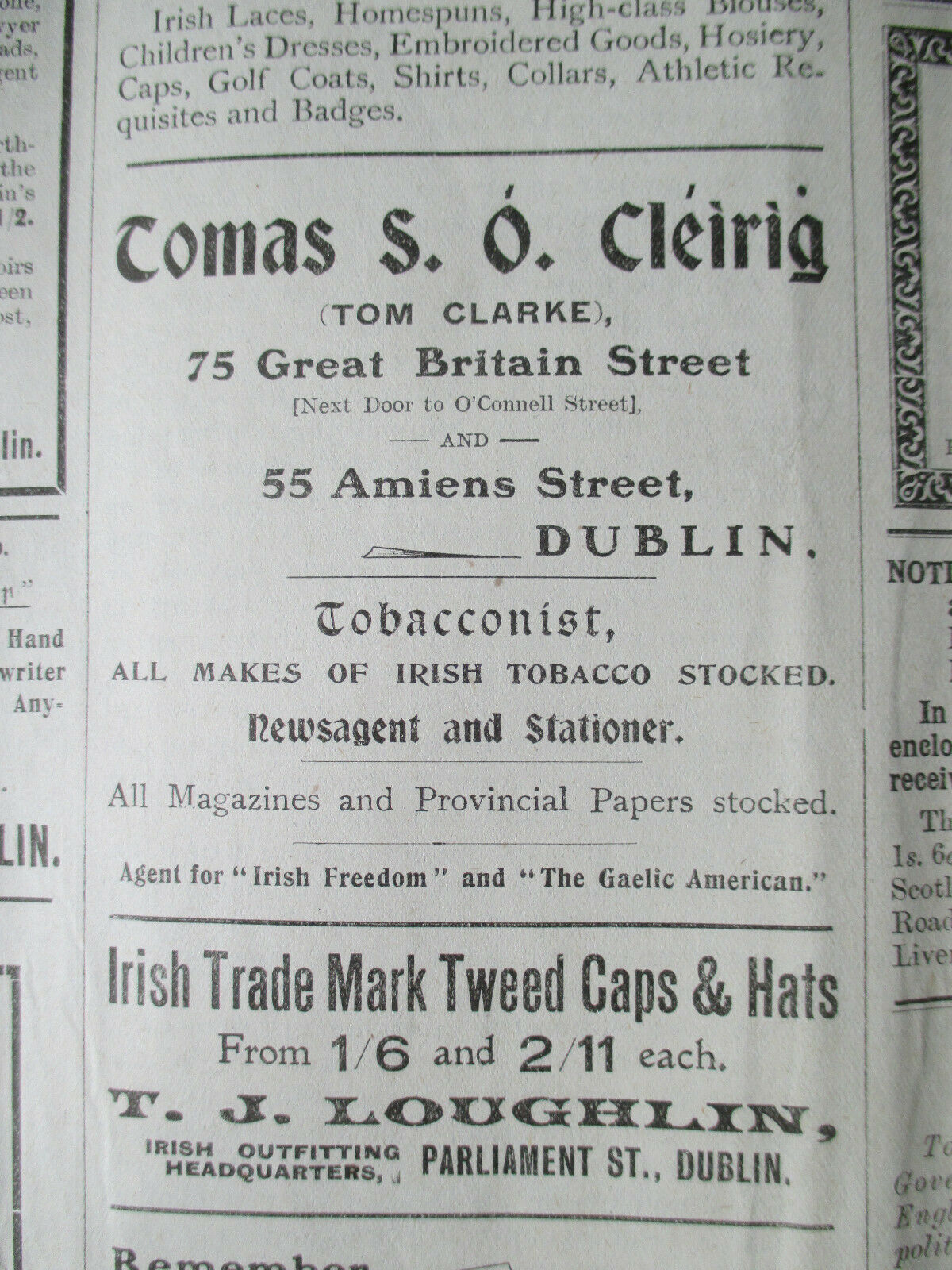 Orig. Feb. 1911 -'Saoirseacht na h-Eireann' No.4 -Irish Freedom- Rebel Newspaper - Image 2 of 10