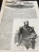 An original complete edition of The Illustrated London News 1855. No 10