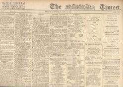 Easter Rising 1916 Original Newspaper 3rd May Images & Reports