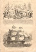 An original complete edition of The Illustrated London News 1855. No 13