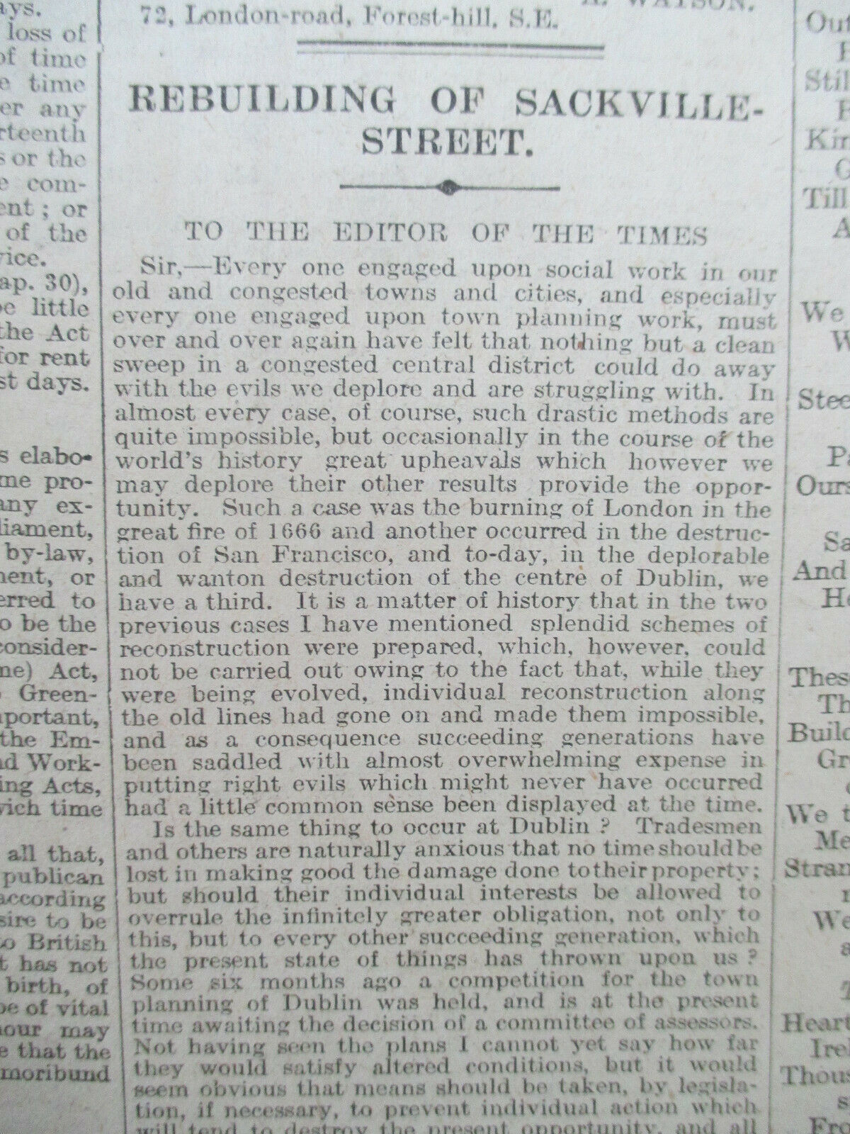 Orig. May 20th 1916 -'The Times' London' Newspaper-Easter Rising Content- Irish - Image 7 of 11