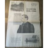 Original 1916 Commemorative Newspaper -April 1966 'Irish Press' -Ireland