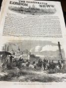 An original complete edition of The Illustrated London News 1855. No 7
