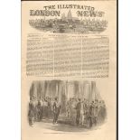 Sultan of Turkey Constantinople 1849 Antique print