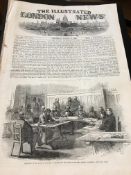 An original complete edition of The Illustrated London News 1855. No 9