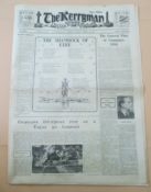Orig. 1939 'The Kerryman' Newspaper-St Patricks Day Issue With Rebellion Content