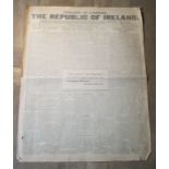 Original 1922 Vol.1 No. 3 'Poblacht na h-Eireann' Republic of Ireland Newspaper