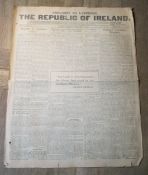 Original 1922 Vol.1 No. 3 'Poblacht na h-Eireann' Republic of Ireland Newspaper