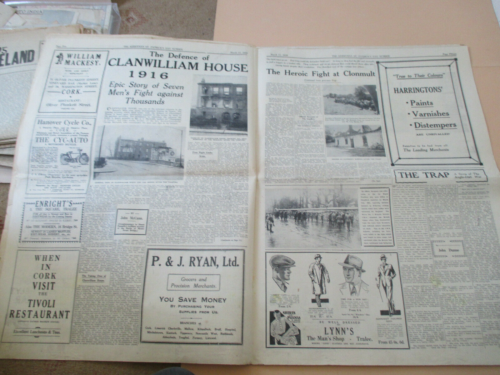 Orig. 1939 'The Kerryman' Newspaper-St Patricks Day Issue With Rebellion Content - Image 6 of 12