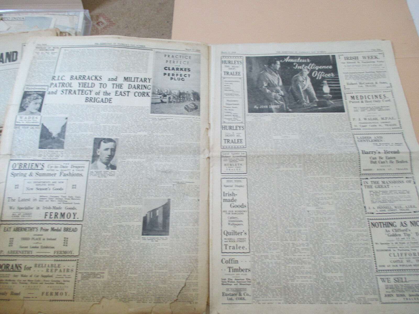 Orig. 1939 'The Kerryman' Newspaper-St Patricks Day Issue With Rebellion Content - Image 9 of 12