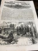 An original complete edition of The Illustrated London News 1855. No 12