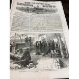 An original complete edition of The Illustrated London News 1855. No 12