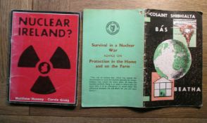 Two Irish Anti-Nuclear Booklets 1960's & 70's -"Survival In A Nuclear War"