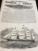 An original complete edition of The Illustrated London News 1855. No 6