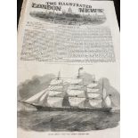 An original complete edition of The Illustrated London News 1855. No 6