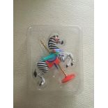 1989 Hallmark Keepsake Carousel Zebra Artist's Favorite Ornament New In Box
