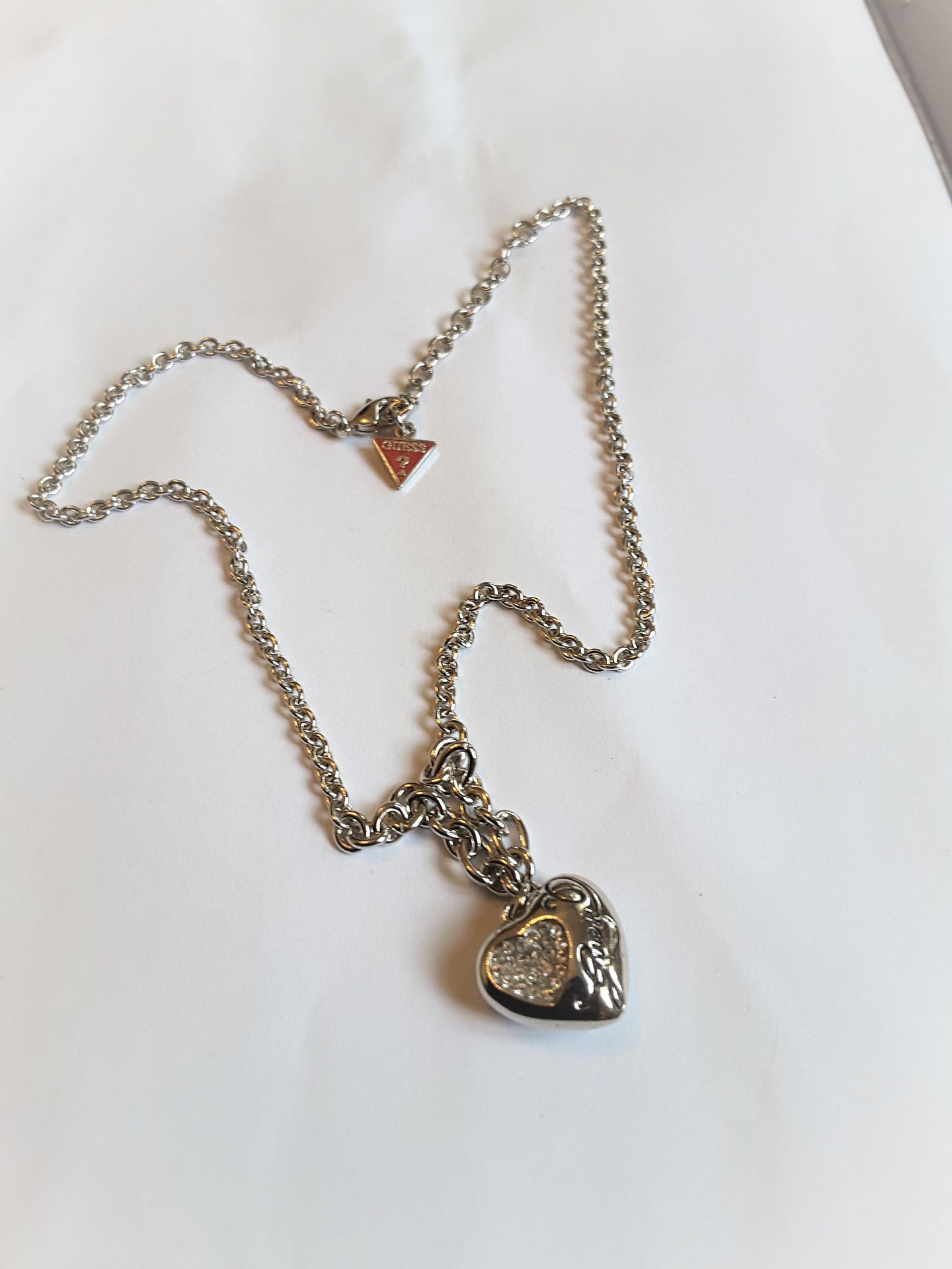 Guess Concave Heart Necklace