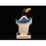 Carlton Ware Ceramic Guinness Penguin Lamp