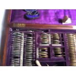 Antique French Optometrists Box Of Lenses