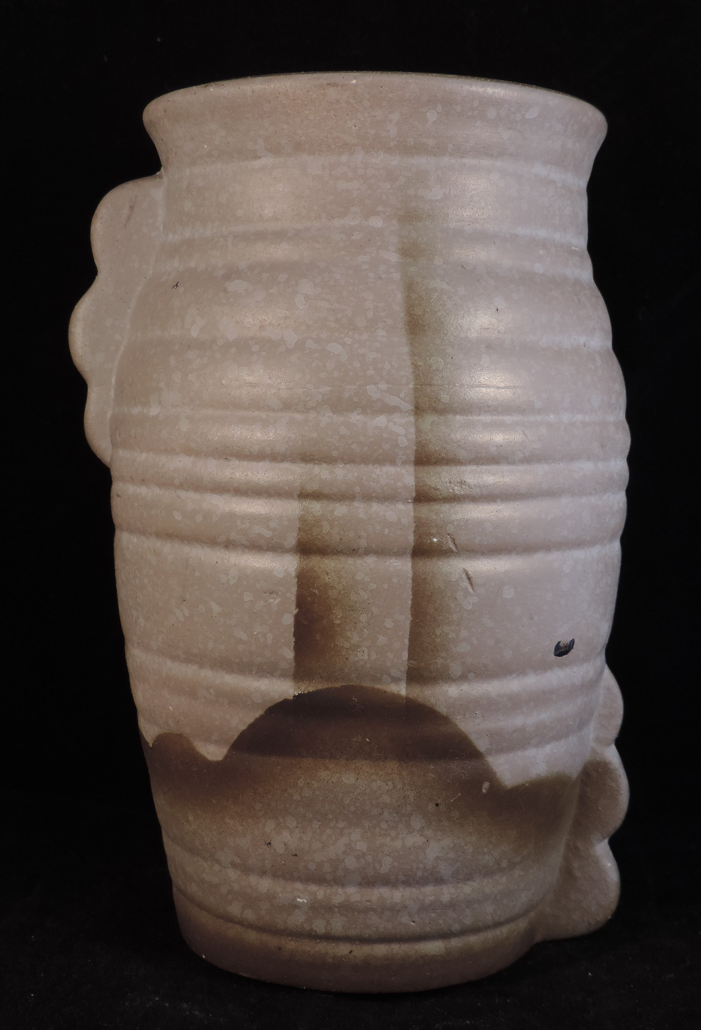 Hive Shaped Vase With Floral Design - Image 3 of 5