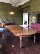 14ft, Joseph Fitter Wind-Out, Mahogany Table