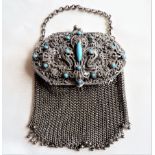 Antique French Chainmail/ Mesh Evening Bag C.1890'S