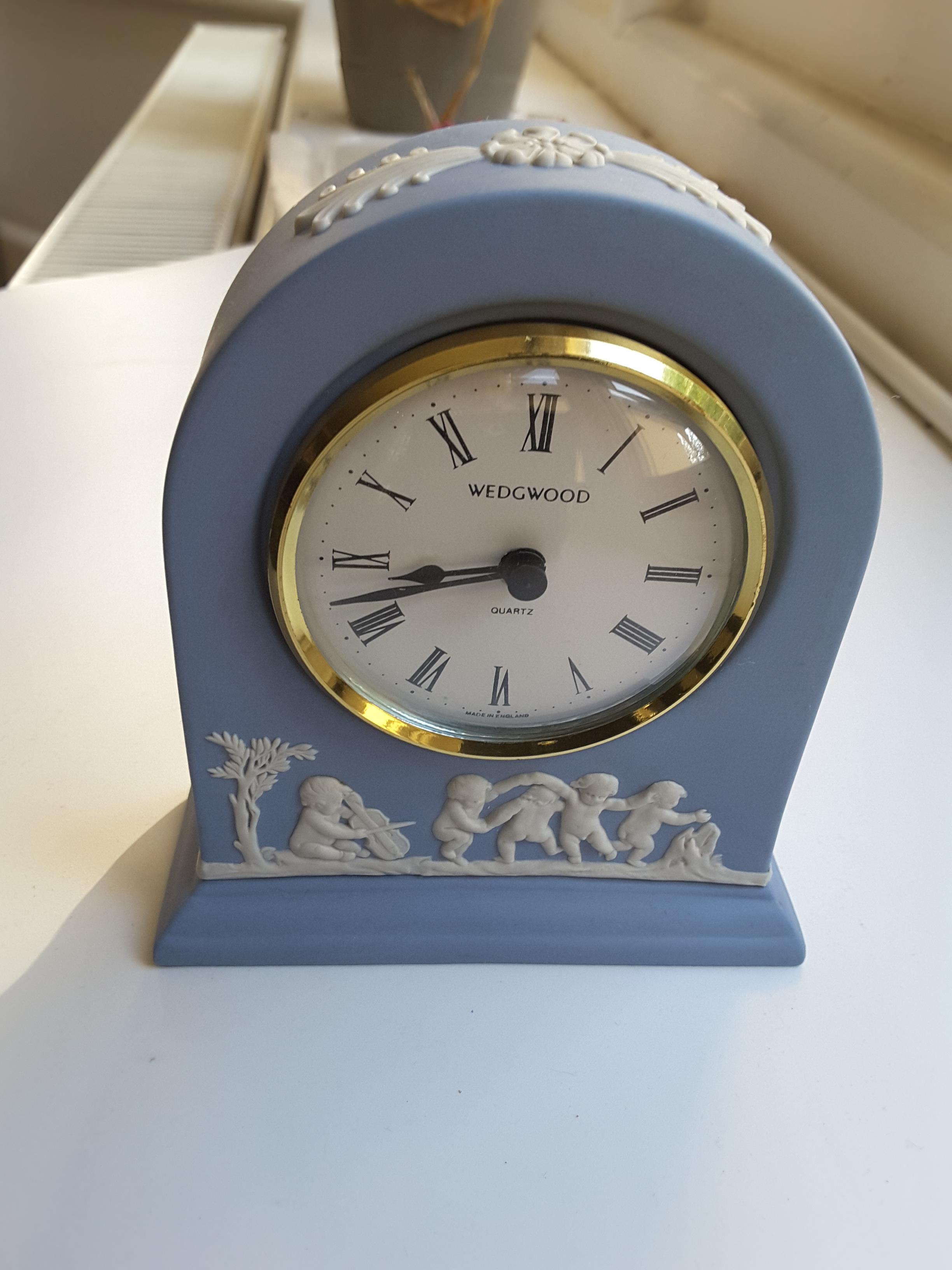 Wedgwood 250Th Anniversary Jasperware Clock - Image 2 of 5