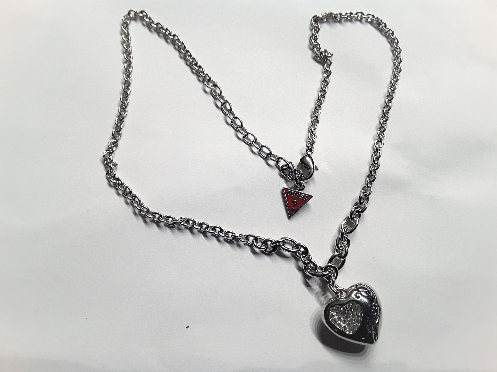 Guess Concave Heart Necklace - Image 3 of 4