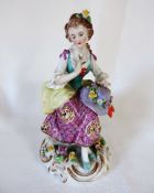 Antique Chelsea Porcelain Figurine C.1750'S