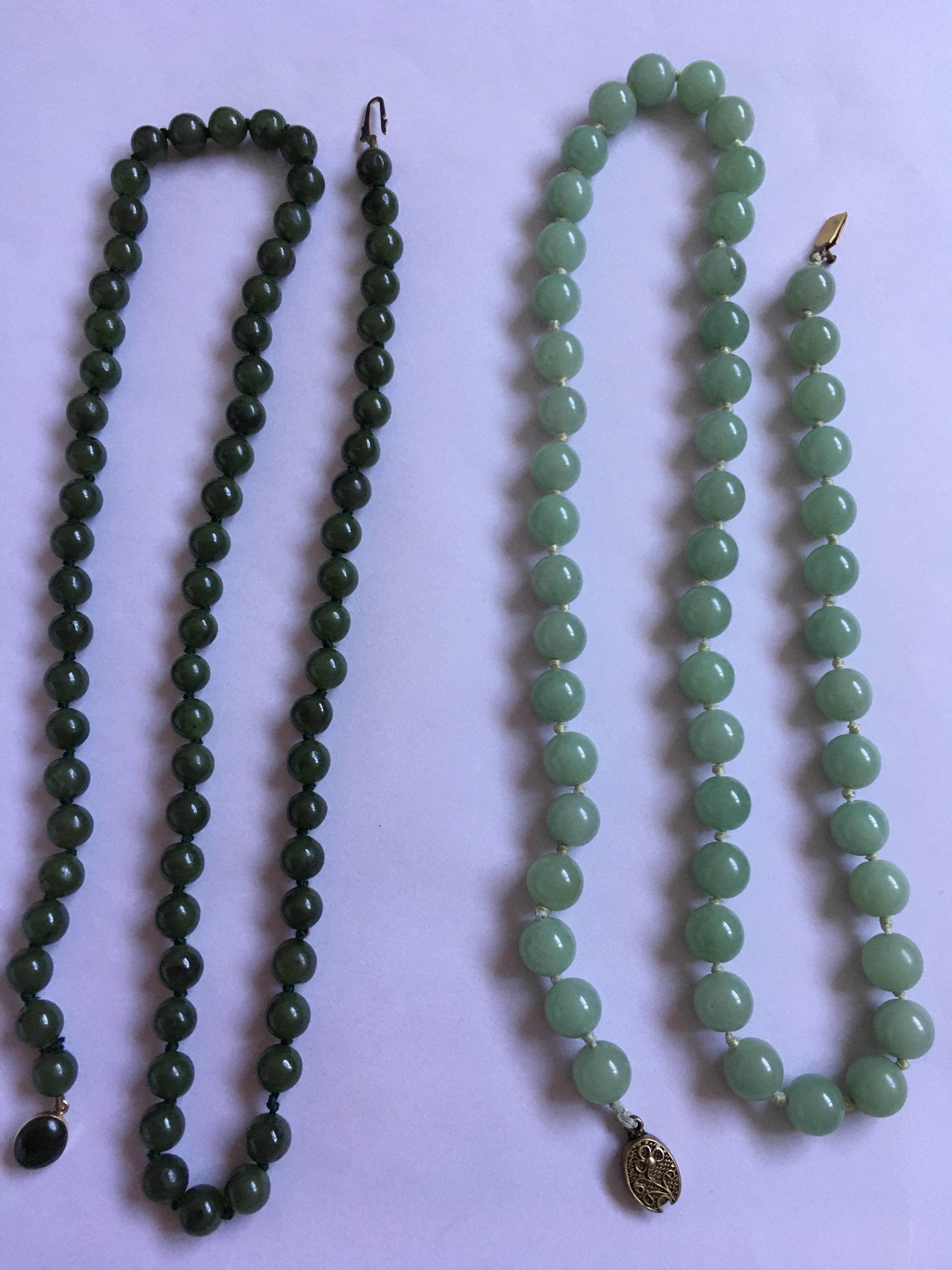 2 Jade Necklaces - Image 3 of 3