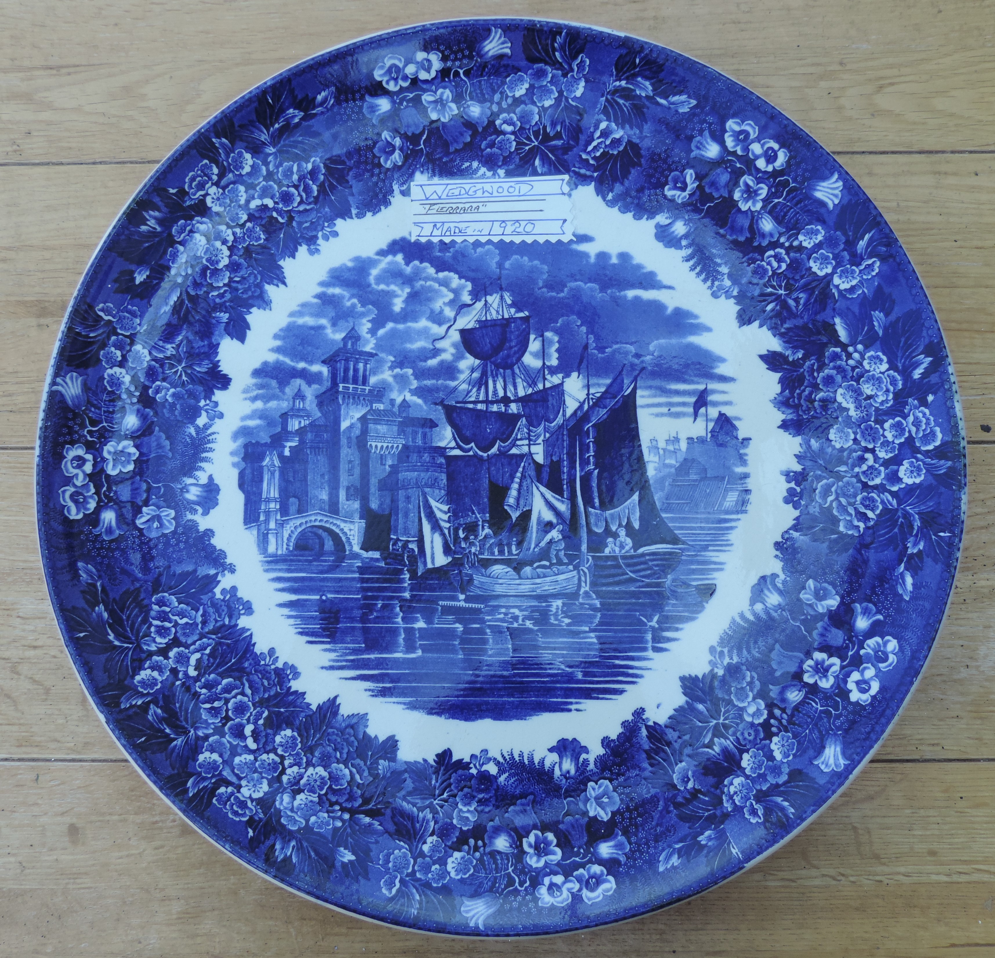 Wedgwood Charger - Ferrara Made C1920 - Image 5 of 5