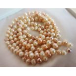 45 Inch Rope Length Cultured Pearl Necklace