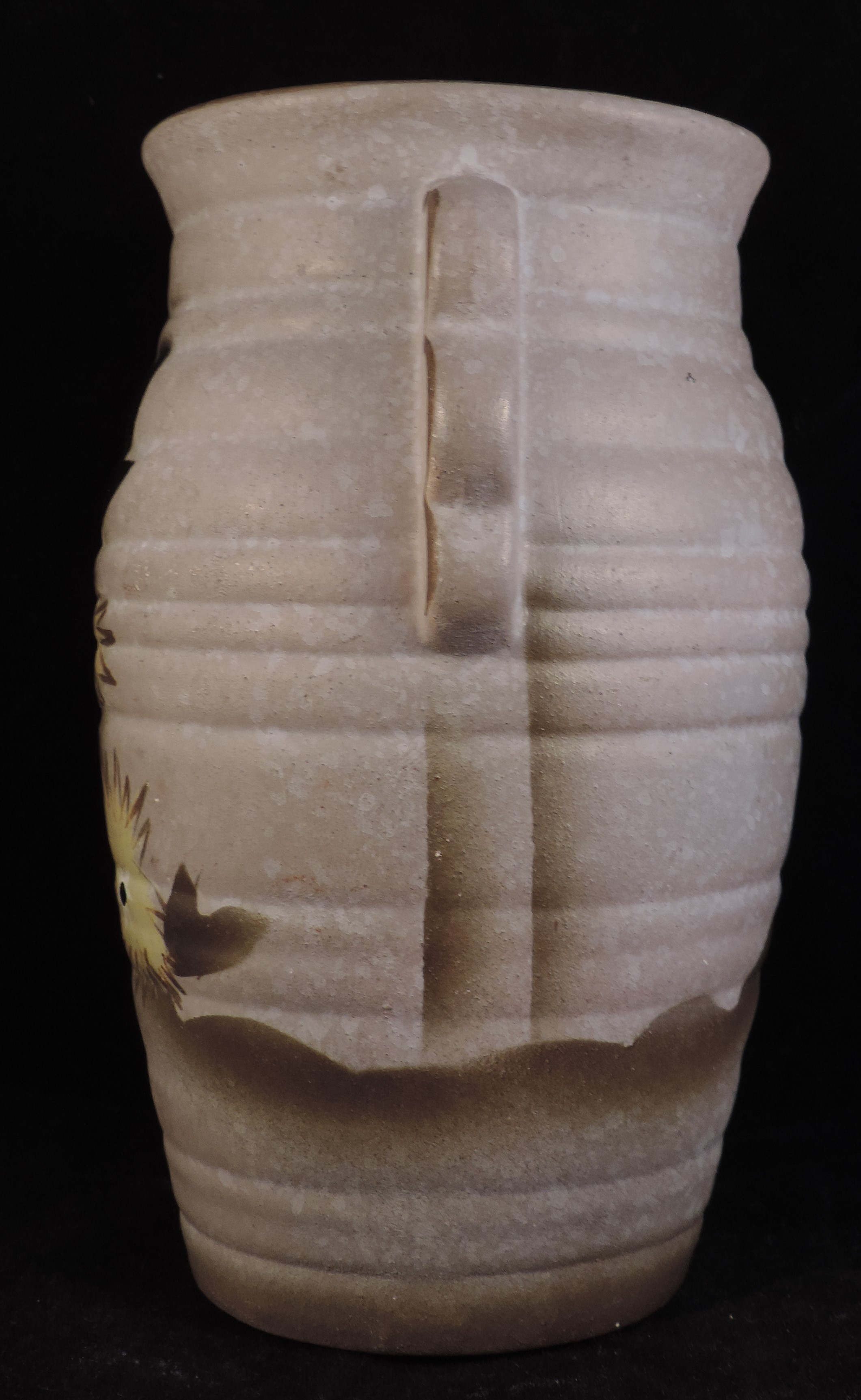 Hive Shaped Vase With Floral Design - Image 4 of 5