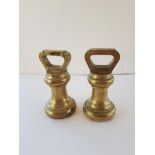 2 Avery Brass Weights